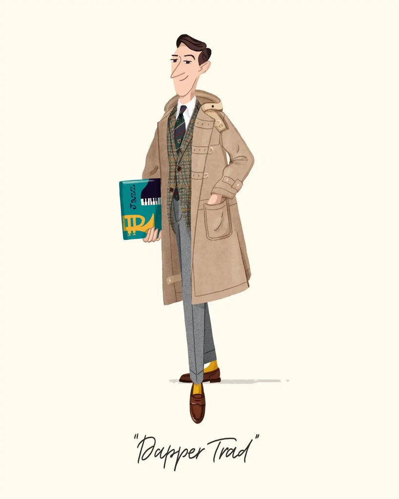 Montgomery Duffle Coat Illustration