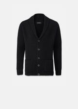 Shawl Collar Cardigan Black