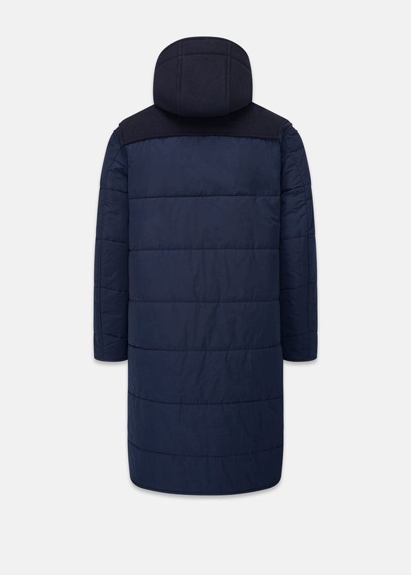 Thomas Puffa Duffle Coat Navy