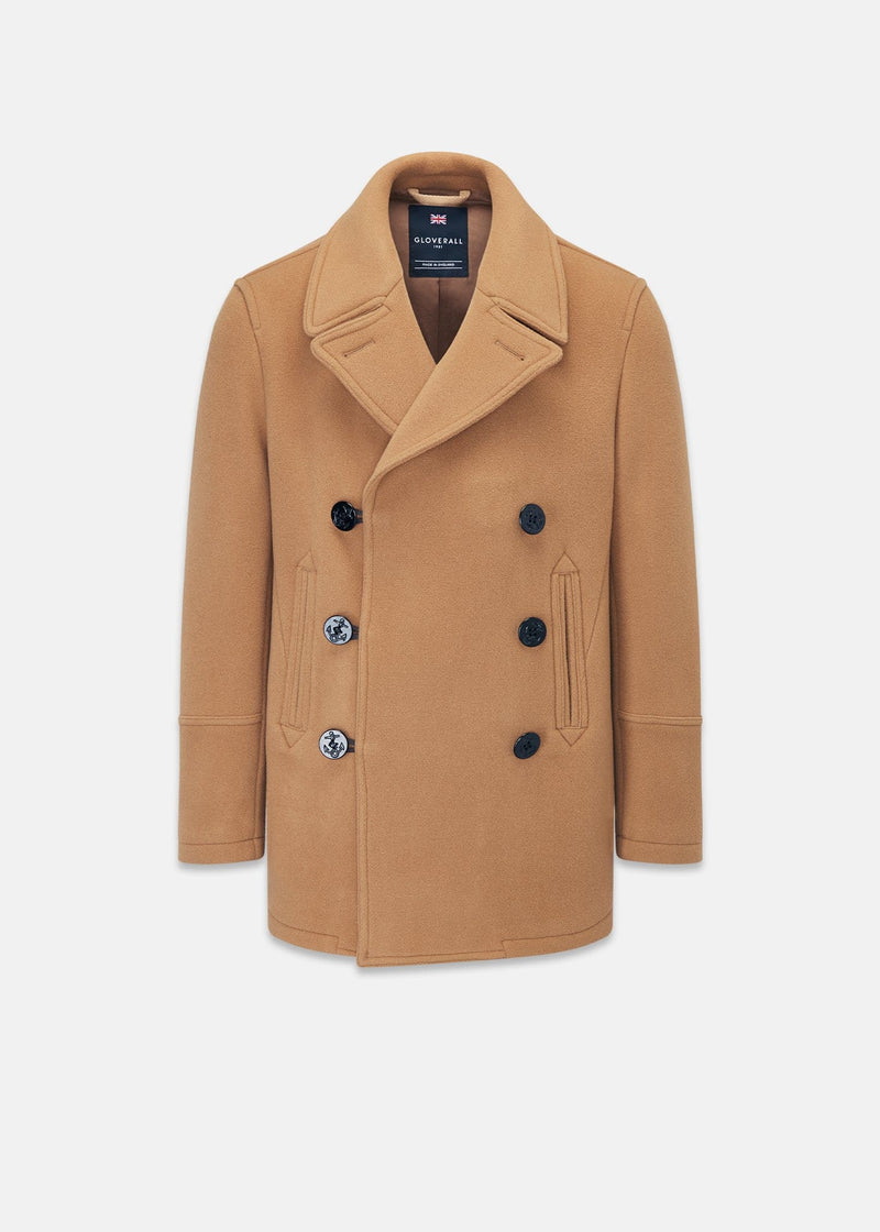 Camel peacoat petite best sale