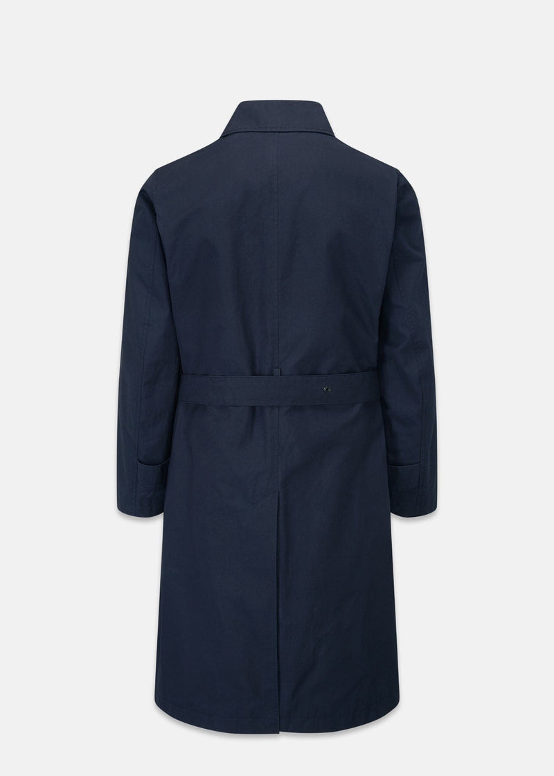 Raleigh Trench Coat Navy